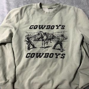 John Galt cowboys crewneck